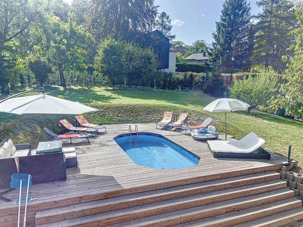 Appartement Moderne Avec Terrasse Et Piscine A Chatel Sur Бекс Экстерьер фото